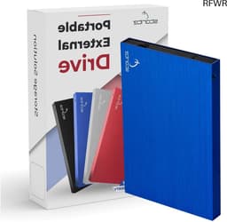 RFWR® Draagbare 1TB Externe Harde Schijf - Slank Design en Snelle Gegevensoverdracht via USB 2.0 — thumbnail 1