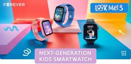 Forever Look Me! 3 Blauw GPS Wifi 4G Kinder Smartwatch — thumbnail 4