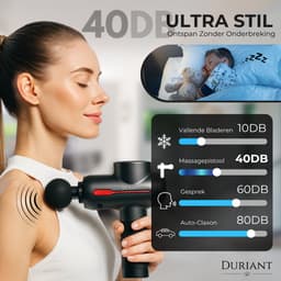 Duriant®- Massage Gun Professioneel- Massage apparaat- Massage Pistool - Inclusief Koffer en 12 Opzetstukken - Massagegun-Krachtig en Draadloos Sport en Relax Massage Apparaat - Massageapparaten — thumbnail 3