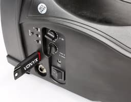 Portable speaker - Vonyx ST014 draagbaar omroepsyteem met draadloze handmicrofoon, Bluetooth en mp3 speler — thumbnail 3