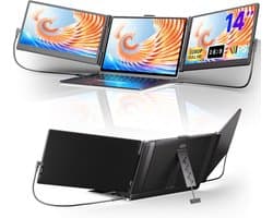Dual-Screen Laptop Monitor 14 inch FHD 1080P