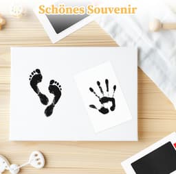 Set van 4 Afdrukken voor Handen en Voeten Baby Cadeau — thumbnail 3