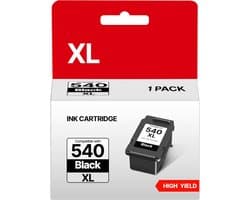XL Zwarte Inktdrukvulling Vervangend voor PG-540XL Geschikt voor Diverse Printers