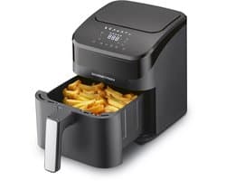 GOURMETmaxx digitale 4L heteluchtfriteuse met touchscreen en timer – energiezuinig frituren met 1400W, multifunctioneel mini-oven