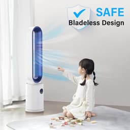 Stille torenventilator met 3 snelheden en 60° oscillatie, met LED-display en timer — thumbnail 2