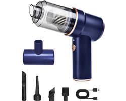 3-in-1 draadloze mini handstofzuiger, 4000 Pa autostofzuiger, LED-verlichting, krachtige borstelloze motor, draagbare stofzuiger