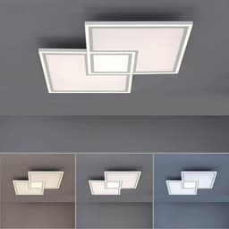 Grote Dimbare LED Plafondlamp met Afstandsbediening - Wit - Verstelbare Kleurtemperatuur (2700K-5000K) — thumbnail 2