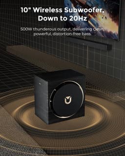 ULTIMEA 7.1.4 Professioneel draadloos surround sound-systeem, Dolby Atmos, 980W soundbar met 10" draadloze subwoofer, Skywave X70 — thumbnail 3