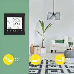 Slimme Thermostaat voor CV-Ketel en Boiler - Wifi Temperatuurregelaar met App Bediening — thumbnail 3