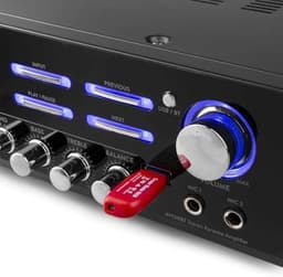 Hifi-versterker met Bluetooth en USB – 120w RMS Krachtige Stereo Amplifier — thumbnail 2