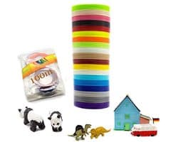 3D Filament voor 3D Pennen - 20 Kleuren, 1.75mm, 100m