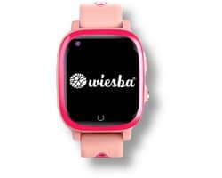Wiesba WB15 - smartwatch kinderen - gps horloge kind - kinderhorloge bellen - gps tracker kinderhorloge - kinderhorloge met gps - kinderhorloge - Roze