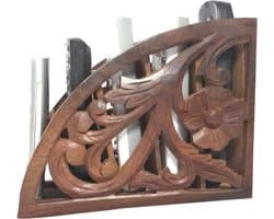 Handgemaakte houten afstandsbediening houder - Organiser voor tv-afstandsbedieningen met gratis sleutelhanger