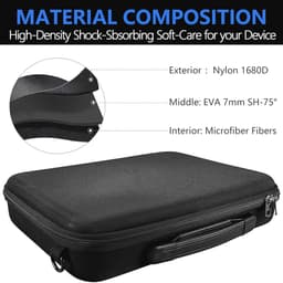 Audio Sampler Case voor Middeleeuwse Samplers, Draagbare Muziek Gear, Zwart — thumbnail 5