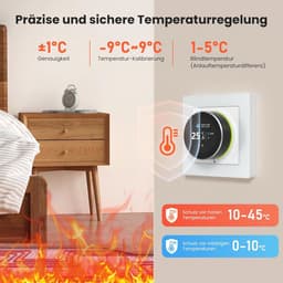 Slimme Thermostaat voor Watervloerverwarming met Wifi en Draaiknop - Compatibel met Alexa en Google Home — thumbnail 4