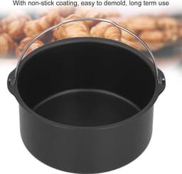Metalen Bakpan voor Airfryer - Taartvat en Pizza Bakvormen (7 inch) — thumbnail 5