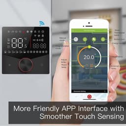 Wi-Fi Thermostaat met Touchscreen - Programmeerbare Draadloze Thermostaat voor Verwarming — thumbnail 4