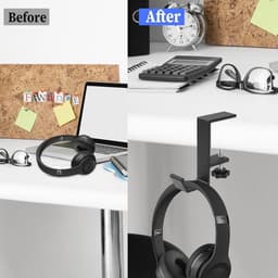 Bureau Hoofdtelefoonhouder voor Gaming en Sleutels — thumbnail 4