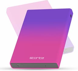 Draagbare externe harde schijf 1 TB USB 3.0 met led-display - Compact voor PS5, PC, Mac, en laptop — thumbnail 1