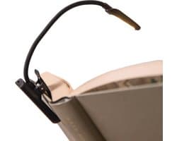 Leeslamp met klem - USB-oplaadbare LED-lamp met flexibele arm - Draagbare lamp met duurzame batterij