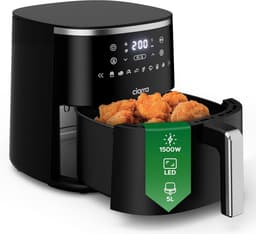 Airfryer 5 Liter met Digitale Touch Bediening - Zonder Olie Frituren, Bakken & Drogen – 8 Programma's — thumbnail 1