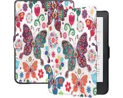 Hoes Geschikt voor Kobo Clara HD - E-reader Hoesje Bescherm Hoesje Case Sleep Cover - Hoes Geschikt voor Kobo Clara HD Hoesje - Vlinders