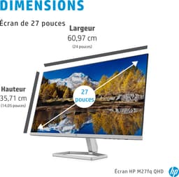 HP M27fq - QHD IPS Monitor - 27 inch — thumbnail 3