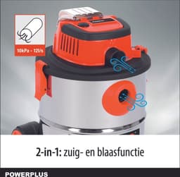 Dual Power accu stofzuiger nat-droog POWDP6040 - 20V draadloze stofzuiger - 20l tank - zonder accu en lader - met 1 acc. — thumbnail 4