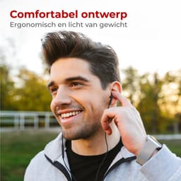 Nuvance Oortjes met Draad - USB-C Aansluiting - Oordopjes met Draad - In-Ear Oortjes met Draad en Microfoon - Zwart — thumbnail 4