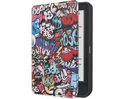 Hoes Geschikt voor Kobo Clara Colour Hoesje Bookcase Cover Book Case Hoes Sleepcover - Graffity