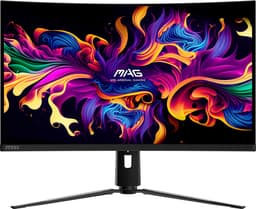 MSI MAG 321CUP QD-OLED - 4K UHD Curved Gaming Monitor - 165hz - 32 Inch - USB-C PD 15W — thumbnail 3