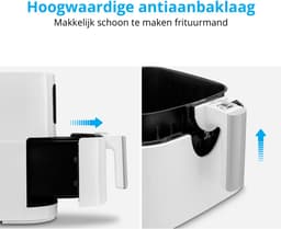 MEDION XL Airfryer E40 - 5,3 L - 2150 W - 9 programma’s - Wit — thumbnail 3
