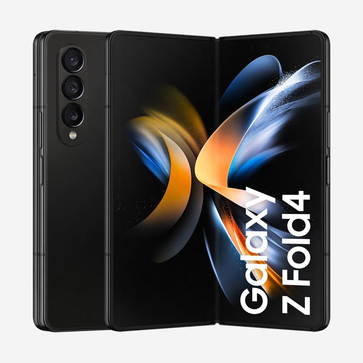 Samsung Galaxy Z Fold4 19,3 cm (7.6") Drievoudige SIM Android 12 5G USB Type-C 12 GB 256 GB 4400 mAh Zwart — afbeelding 1