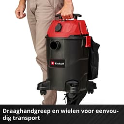 Einhell Elektrische Nat-/Droogzuiger TC-VC 1825 A - 1250 W - 180 mbar - 25 L - 2-delige kunststof buis - 250 cm zuigslang - Automatisch stopcontact: 2200 W — thumbnail 3