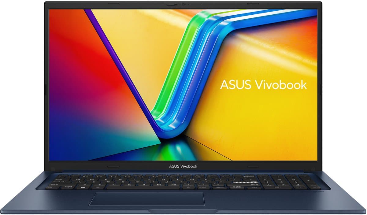 ASUS Vivobook 17 P1704VA-AU491X Intel® Core™ i7 i7-1355U Laptop 43,9 cm (17.3") Full HD 16 GB DDR4-SDRAM 512 GB SSD Wi-Fi 6E (802.11ax) Windows 11 Home Blauw — afbeelding 1