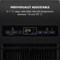 Klarstein Mobiele airconditioner met luchtafvoerslang, 4-in-1 airconditioner met ventilator, luchtontvochtiger & nachtmodus, Kleine & draagbare airconditioner voor thuis & op kantoor, Laag verbruik, 10000 BTU,0 kW voor 42 m² - voor Kantoor — thumbnail 20