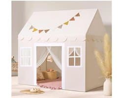 Speeltent voor Kinderen met Gevoerde Mat en LED Verlichting - Speelhuisje voor Peuters en Kleuters