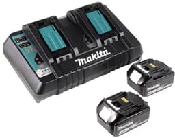 Makita DLM 432 PM2 accu grasmaaier 36 V ( 2x 18 V ) 43 cm borstelloos + 2x accu 4.0 Ah + dubbele lader — thumbnail 5