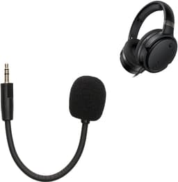 kwmobile microfoon voor gaming headset - geschikt voor Kingston Hyper X Cloud OrbitS - 10 cm - In zwart — thumbnail 2