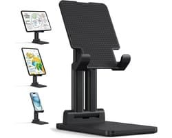 Verstelbare Tablet Houder voor Bureau - Draagbare Standaard met Anti-Slip Ontwerp