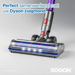 SQOON® - Zuigbuis geschikt voor Dyson V7, V8, V10, V11 en V15 paars - Model 969109-04 — thumbnail 3