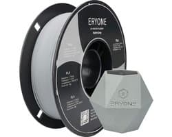 Eryone - Matte Grey - PLA Filament - 1.75mm 1Kg - Voor 3D Printer en 3D Pen - Grijs