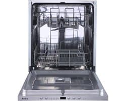 Amica ADF1222S - Inbouw Vaatwasser - 12 Bestekken - Zilver - 6 programma's - Halve ladingfunctie - Startuitstel - Hotair