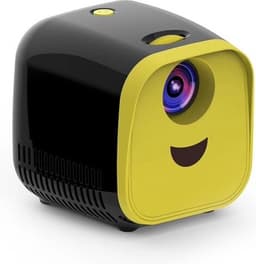 Elementkey PiX Mini Beamer – Compacte Draagbare Projector – Full HD Ondersteuning – Ingebouwde Speaker – Geel/Zwart — thumbnail 1