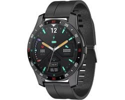 Smartwatch Rankos F12S - sporthorloge zwart  - Fitness - Stappenteller - Hartslag - Slaapmonitor - Bluetooth bellen - Bel/message herinnering - Camera Bediening - IP67 Waterbestendig - Met APP - Weer informatie - Stopwatch - Muziek bediening - Wekker