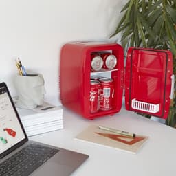 Mini Draagbare Koelkast Frigo Rood 28 x 20 x 23 cm — thumbnail 5