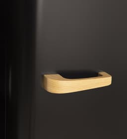 CREATE - Koelkast in retrostijl - Zwart - Handvat Hout - FRIDGE RETRO 281L — thumbnail 12