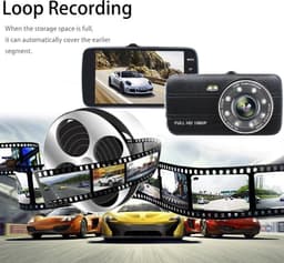TechU™ Dashcam Dual Camera M22 – Dashboardcamera – Full HD Camera – Nachtvisie – G-sensor – Parkeer Monitor – Loop Recording - voor auto — thumbnail 5