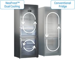 Beko RCNA366K40WN - NeoFrost DUO cooling - Koel- vriescombinatie — thumbnail 10