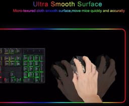 Gaming Muismat XXL - RGB LED Verlichting - Anti-Slip — thumbnail 5